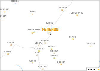 map of Fenghou