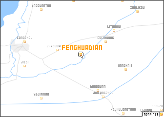 map of Fenghuadian