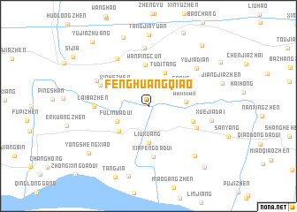 map of Fenghuangqiao