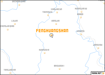 map of Fenghuangshan