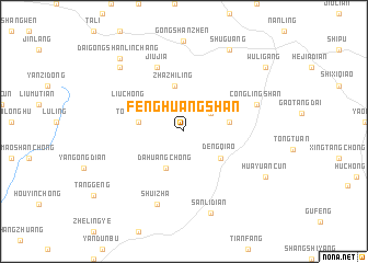 map of Fenghuangshan