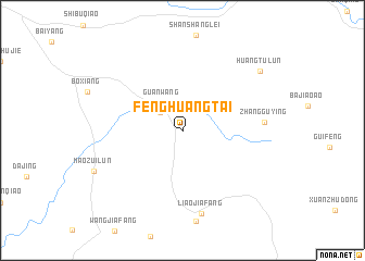 map of Fenghuangtai