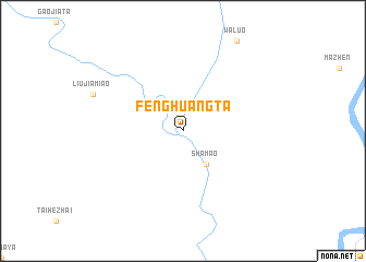 map of Fenghuangta