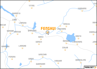 map of Fenghui