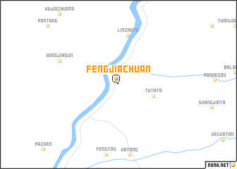 map of Fengjiachuan