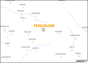 map of Fengjiajiao