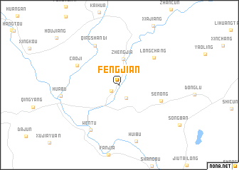 map of Fengjian
