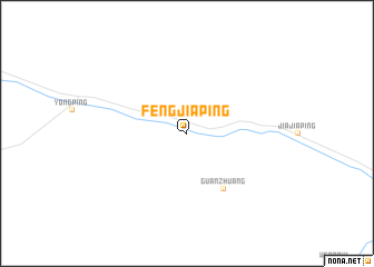 map of Fengjiaping
