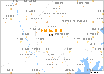 map of Fengjiawu