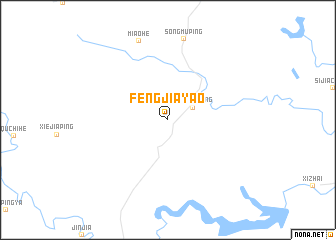 map of Fengjiayao