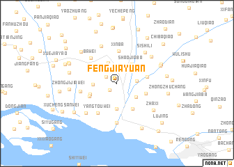 map of Fengjiayuan