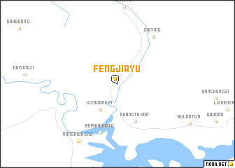 map of Fengjiayu