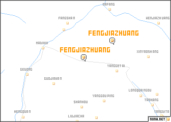 map of Fengjiazhuang