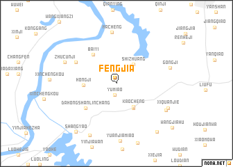 map of Fengjia