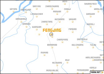 map of Fengjing
