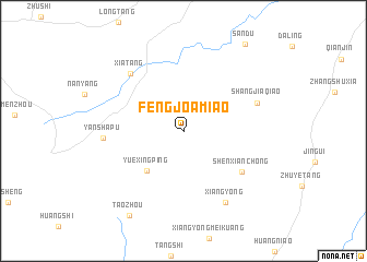 map of Fengjoamiao