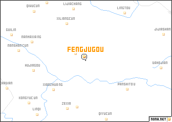 map of Fengjugou