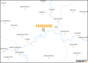 map of Fengkeng