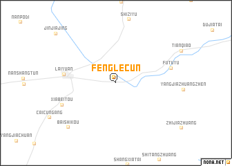 map of Fenglecun