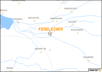 map of Fenglezhen