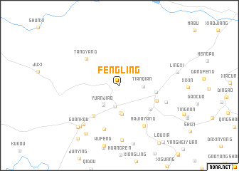 map of Fengling