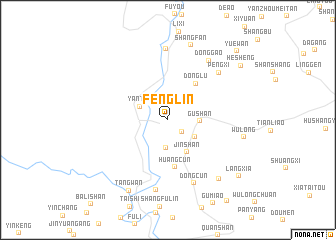 map of Fenglin