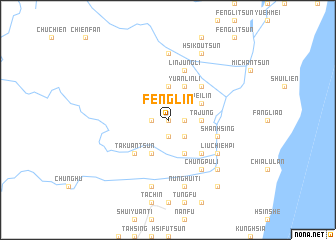 map of Feng-lin