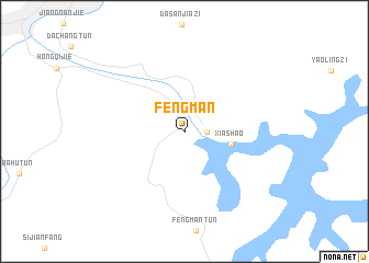 map of Fengman