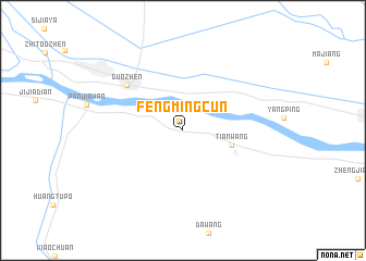 map of Fengmingcun