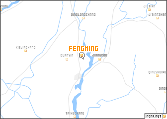 map of Fengming