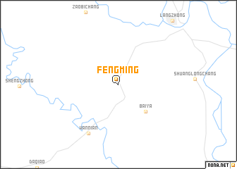map of Fengming
