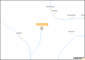 map of Fengpo