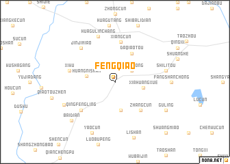 map of Fengqiao