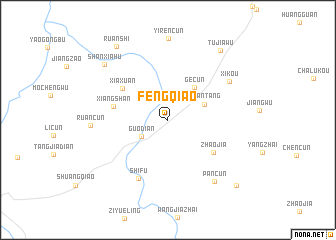 map of Fengqiao