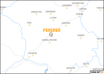 map of Fengren