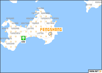 map of Feng-shang