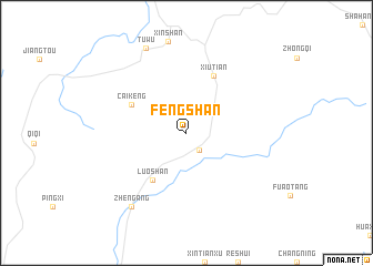 map of Fengshan