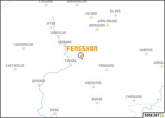 map of Fengshan