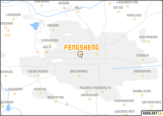 map of Fengsheng