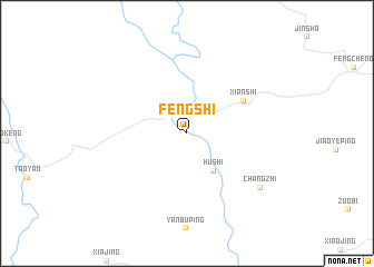 map of Fengshi