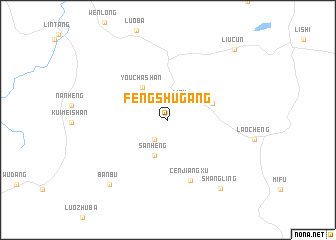 map of Fengshugang