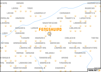 map of Fengshuipo