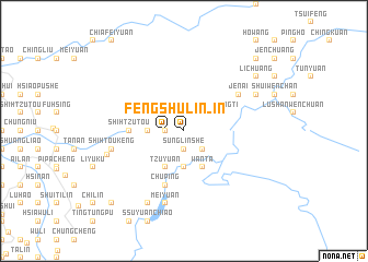 map of Feng-shu-lin