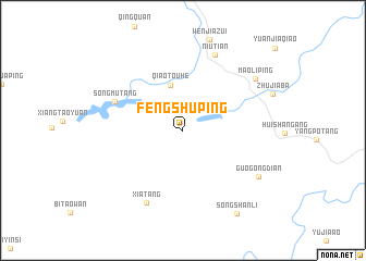 map of Fengshuping