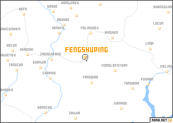 map of Fengshuping