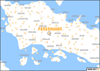 map of Fengshuwan