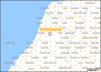 map of Feng-shu-wo