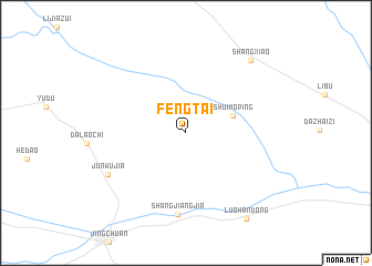 map of Fengtai