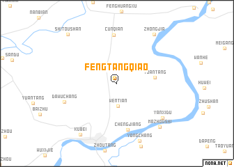 map of Fengtangqiao