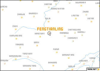 map of Fengtianling